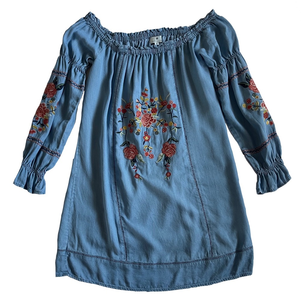 Socialite chambray dress // Size: M